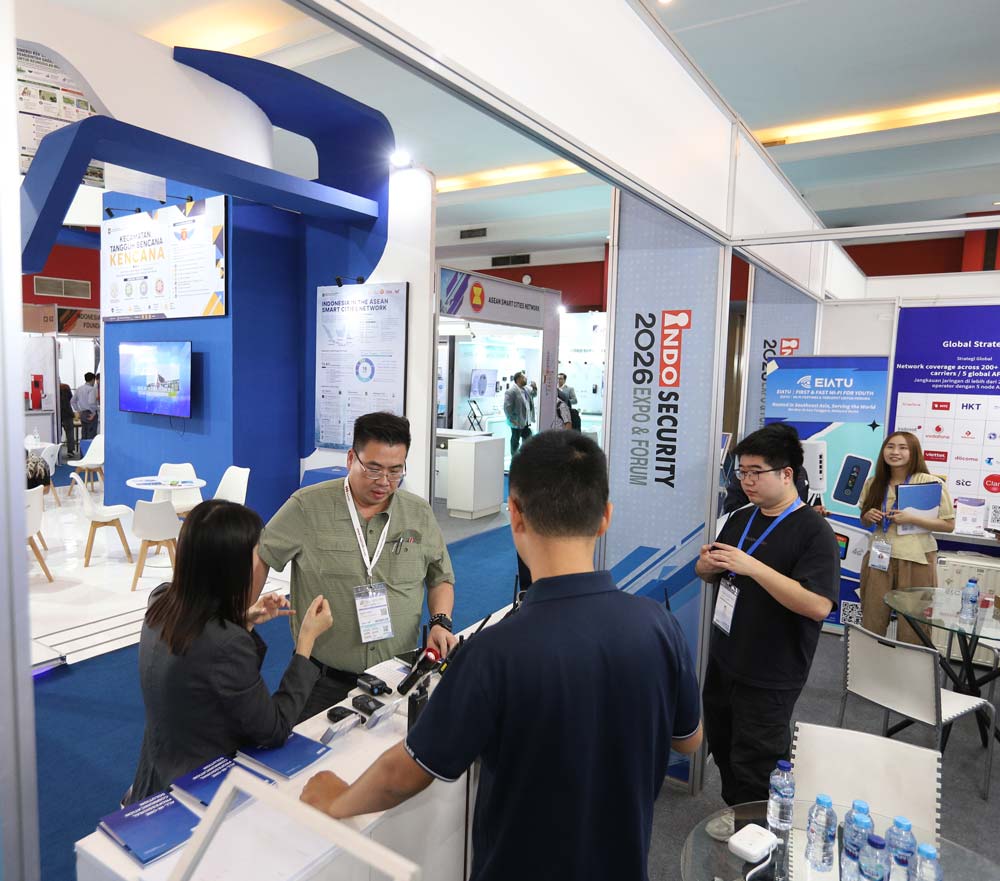 Visitors at Indo Security Expo & Forum